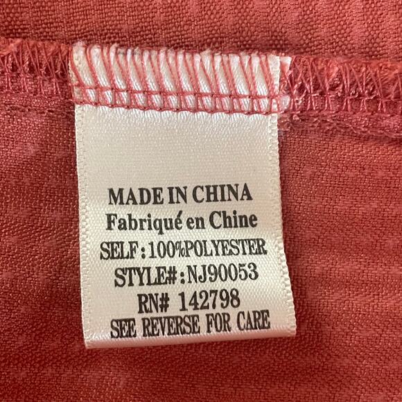 Altar'd State Wide Wale Corduroy Shacket Terracotta Size MED Casual Lightweight - Picture 10 of 10